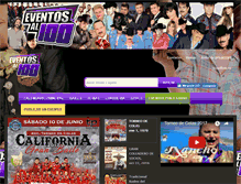 Tablet Screenshot of eventosal100.com